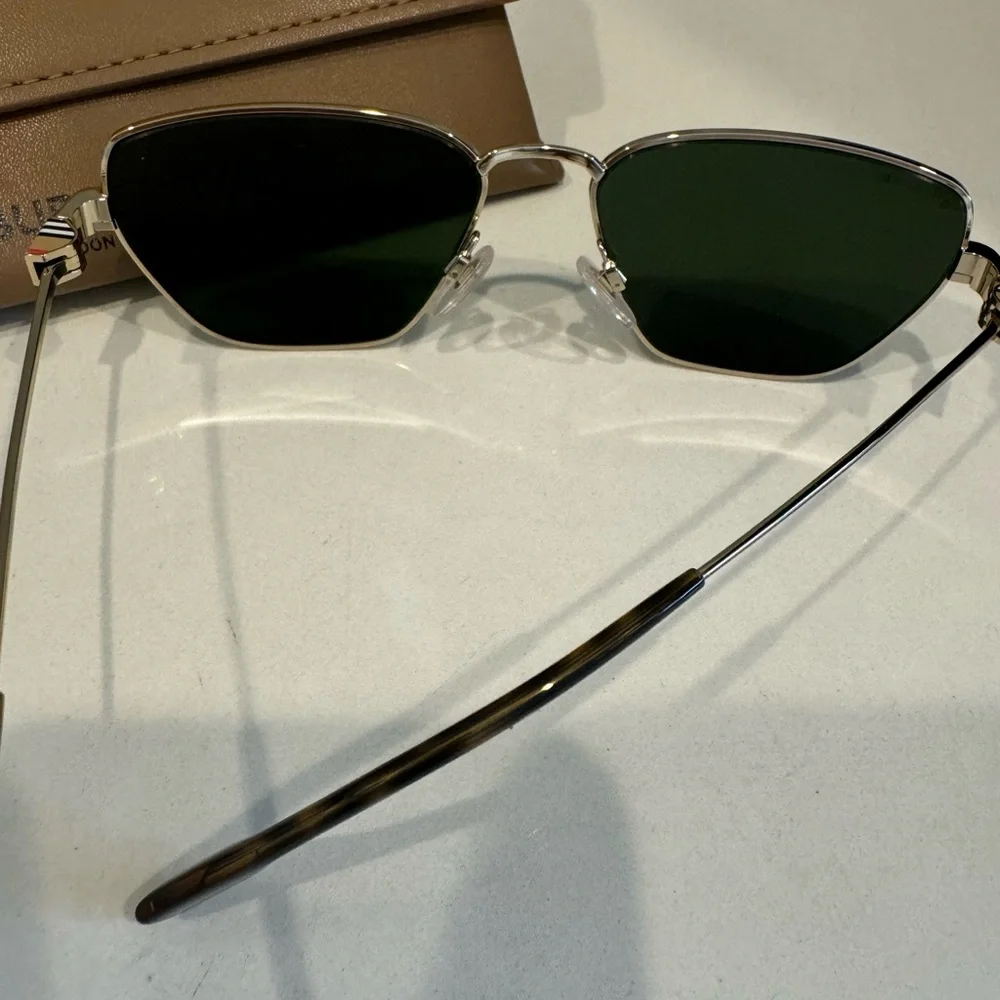 Burberry Silver and Black Sunglasses - Picture 2 of 3